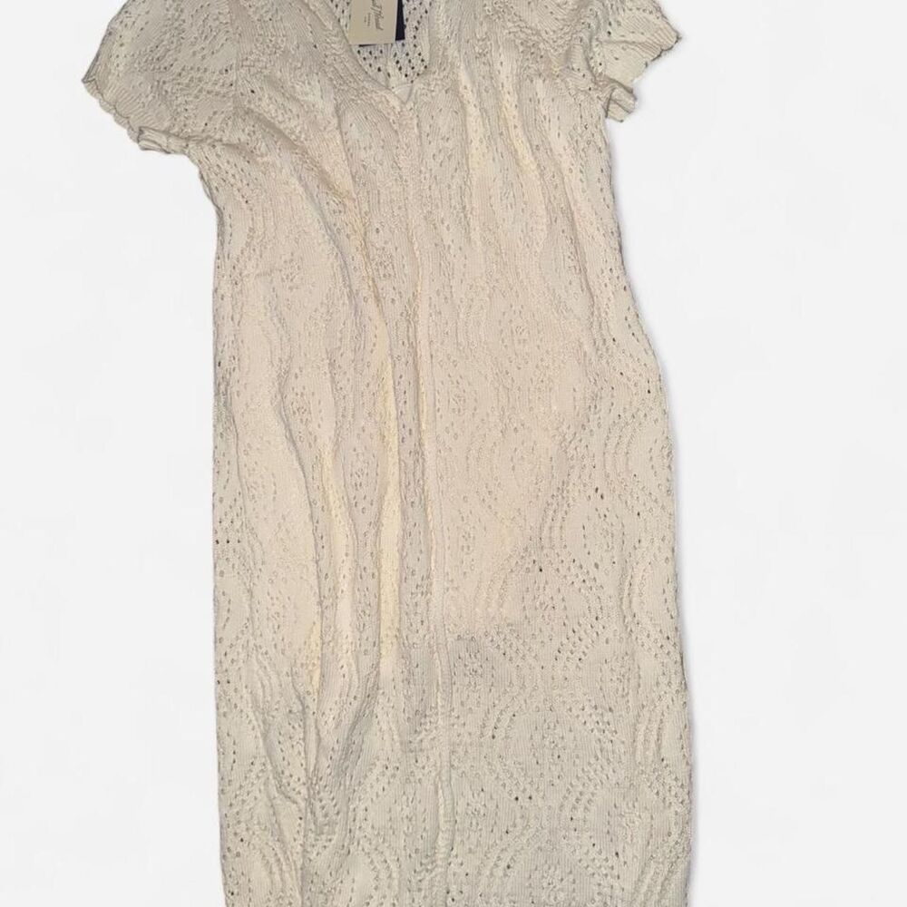 Universal Thread Women's Cream Knit Dress